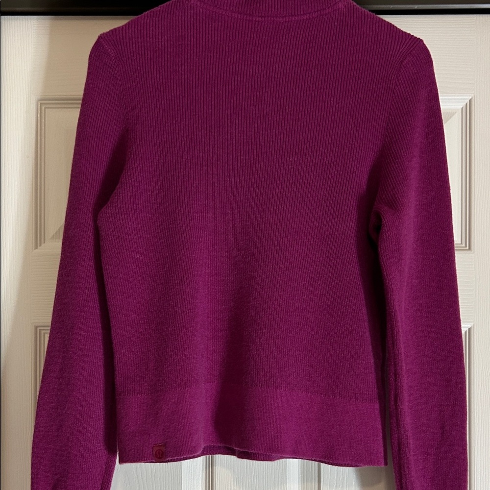 Lululemon Cotton-Blend Mock Neck Sweater Size Small - Picture 6 of 13